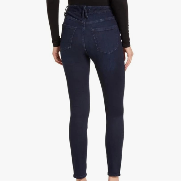 Good American Good Legs Dark Wash Skinny Jeans Size 8/29 - Picture 3 of 14